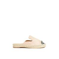 Caprice Pink Espadrille Stud Sliders