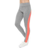 cayla neon panel work out leggings orange