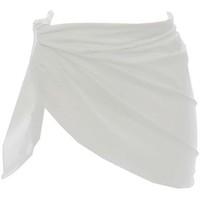 carla bikini basic white sarong womens cover ups in white