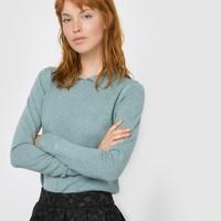 Cashmere Jumper with Buttoned Back