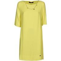 caf noir ja449 dress women womens long dress in yellow