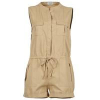 casual attitude euskale womens jumpsuit in beige