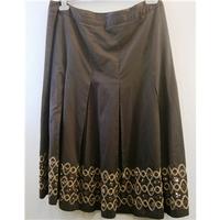 Casual Club A line Brown 14 Skirt Casual Club - Size: 14 - Brown - A-line skirt