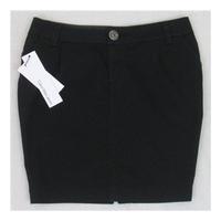 Calvin Klein Jeans, W24 black cotton mini skirt