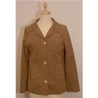 Casual jacket in ultra suede fabric. Gino Rossi - Size: M - Beige - Casual jacket / coat