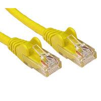 Cat5e Network Ethernet Patch Cable YELLOW 1m