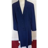 caroline charles size 14 dark navy blue coat