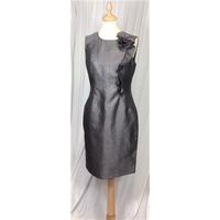 Calvin Klein Silver Dress Calvin Klein - Size: 6 - Metallics - Knee length dress