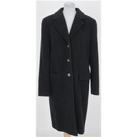 Cassani, size 14 charcoal grey wool & cashmere blend coat