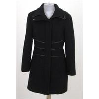 Calvin Klein, size XS black textured mid-length coat