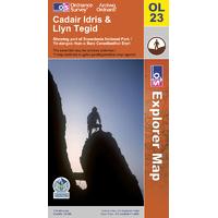 Cadair Idris & Bala Lake - OS Explorer Map Sheet Number OL23