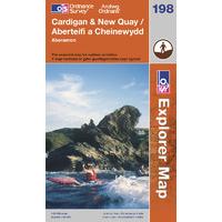 cardigan new quay os explorer active map sheet number 198