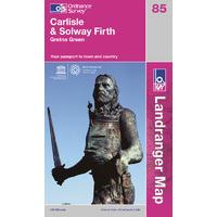 Carlisle & Solway Firth - OS Landranger Map Sheet Number 85