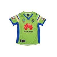 Canberra Raiders Home 2017 NRL Kids S/S Replica Rugby Shirt