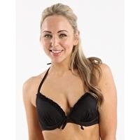 carnival plunge push up top black