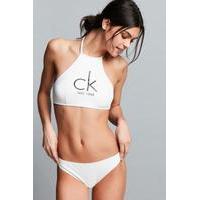 Calvin Klein Classic White Bikini Bottoms, WHITE