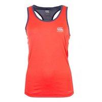 canterbury vapodri racer vest womens hot coral