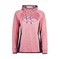 Canterbury Poly Fleece Over The Head Hoodie - Womens - Azalea Marl