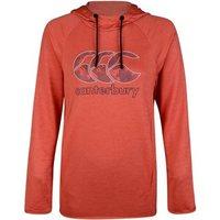 Canterbury Poly Fleece Hoodie - Womens - Hot Coral/Marl