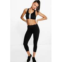 Capri Running Leggings - black