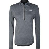 Canterbury Vapodri Poly Ladies 1/4 Zip - Jet Black Marl