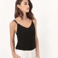 Camisole with Lace Panel
