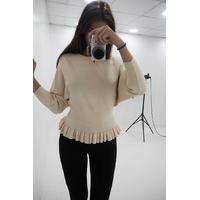 Casey peplum hem batwing jumper