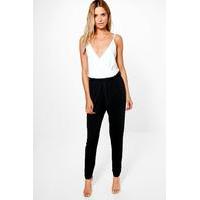 Cami Wrap Style Self Belt Jumpsuit - ivory