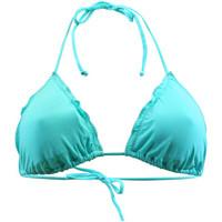 Carla-bikini Turquoise Triangle Swimsuit Pop Oceandeep women\'s Mix & match swimwear in blue