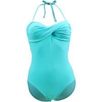 Carla-bikini 1 Pièce Turquoise Swimsuit Essential Oceandeep women\'s Swimsuits in blue