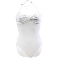 carla bikini 1 piece white swimsuit essential snowidyll womens swimsui ...