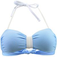 Carla-bikini Blue Bandeau Swimsuit Premium Bludream women\'s Mix & match swimwear in blue
