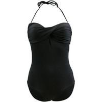 carla bikini 1 piece black swimsuit essential nightchic womens swimsui ...