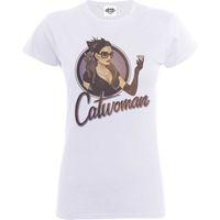 Catwoman T Shirt Womens Justice League Bombshell Badge Official Dc Comics 8