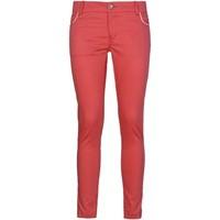 Café Noir JP235 Trousers Women Red women\'s Trousers in red