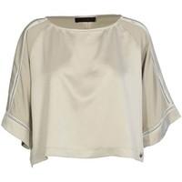 caf noir jc623 blusa women beige womens t shirt in beige