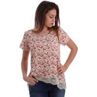 caf noir jt058 t shirt women womens t shirt in beige