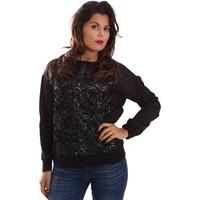 caf noir jf146 sweatshirt women womens cardigans in black