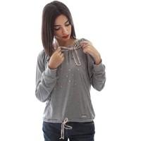 caf noir jf117 t shirt women womens cardigans in grey