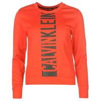 Calvin Klein Front Logo Crew Sweater