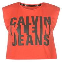 calvin klein square crop top