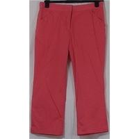 Calvin Klein Size 12 Coral Cropped Trousers