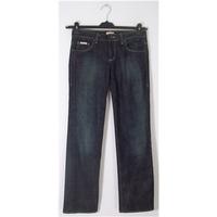 Calvin Klein Straight Leg Dark Blue Denim Jeans Size 10 / Leg Length 32\