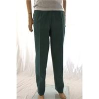 C&A Medium Bottle Green Elasticated Waist Trousers