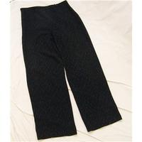 caractere size 16 black smart trousers