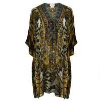 CAMILLA Printed Lace Up Kaftan