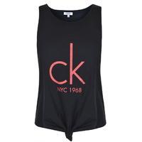 Calvin Klein Logo Knotted Tank Top