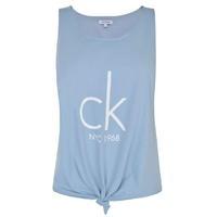 Calvin Klein Logo Knotted Tank Top