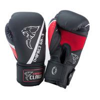 Carbon Claw Impact GX-3 Synthetic Sparring Gloves - Black/Red, 14oz