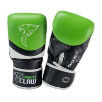 Carbon Claw Arma AX-5 Leather Bag Mitts - Green/Black, S / M